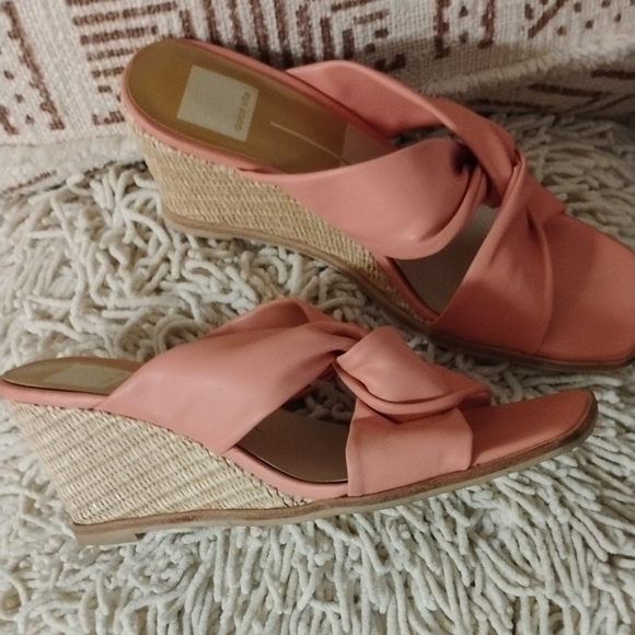 Dolce Vita Shoes - Dolce Vita Neka Coral Twist Sandal Wedges